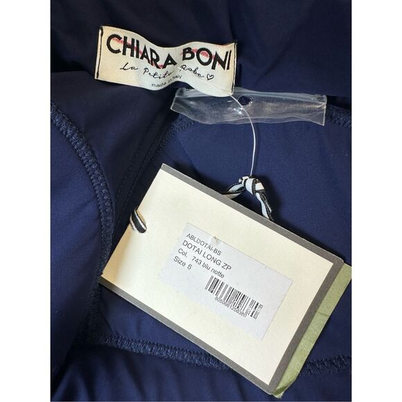 Chiara Boni La Petite Robe Dotai Draped Strapless Gown Size US6 $1250 - Picture 11 of 11